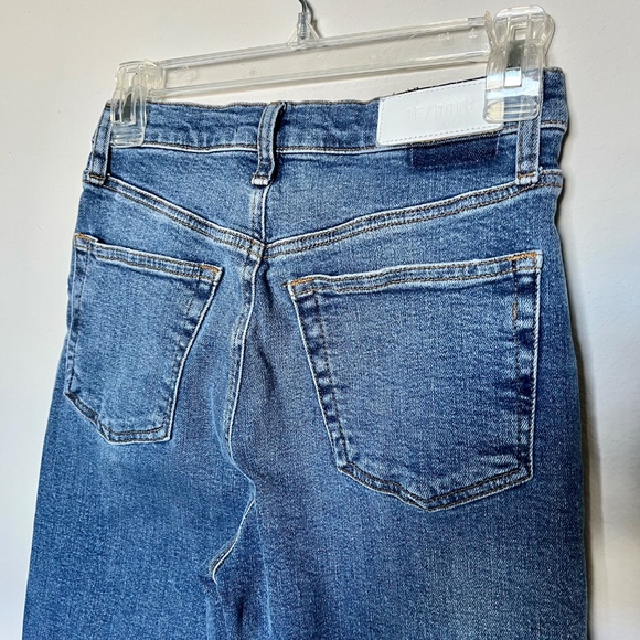 RE/DONE 70s Cropped Bootcut Jeans in Laguna High Rise Cotton Size 25 - Picture 4 of 11